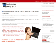 Tablet Screenshot of hasznaltnotebook.com